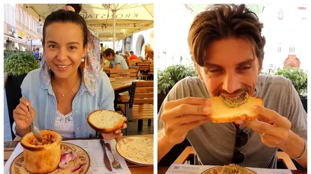 Doi turiști americani, dați pe spate de bucătăria românească. „Sigur o să mai comandăm asta!”