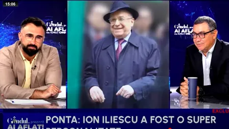 Ponta, amintiri cu Ion Iliescu! De unde eticheta de “Cârlan nărăvaș”, dată de Iliescu
