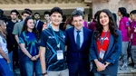 Nicușor Dan îi felicită pe elevii din lotul național de robotică, învingători la Campionatul Mondial „FIRST Tech Challenge” din SUA