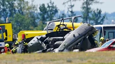 Un elicopter militar s-a prăbușit în Cehia. Oficialii anunță un mort și patru răniți