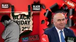 Bolojan își freacă mâinile cu gândul la ofertele de Black Friday. Guvernul va câștiga 100 de milioane de euro într-o zi doar din TVA. eMAG, Altex și Carrefour roșesc de invidie