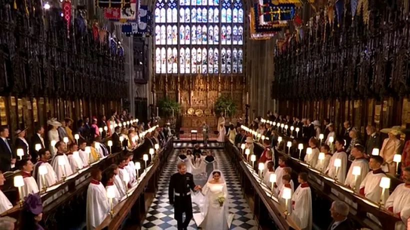 Ceremonia religioasă a Prințului Harry și a lui Meghan Markle s-a încheiat
