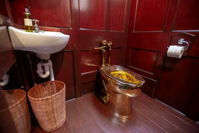 Toaleta „America”, expusă la Palatul Blenheim 