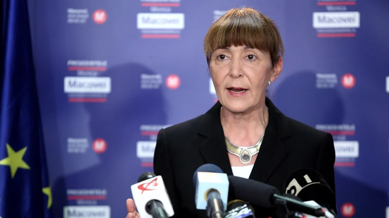 REZULTATE EXIT-POLL ALEGERI PREZIDENȚIALE 2014. Monica Macovei, primele declarații după afișarea rezultatelor: 