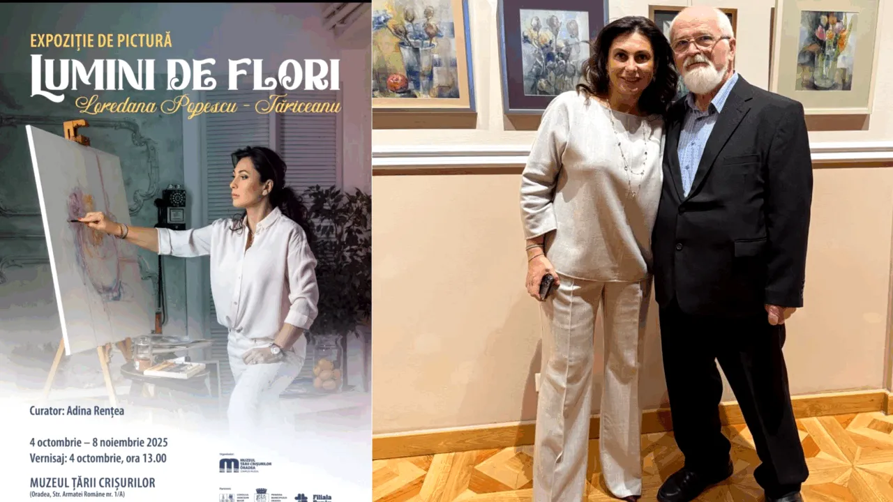 Vernisajul expoziției de pictură LUMINI DE FLORI, semnată de Loredana Popescu-Tăriceanu
