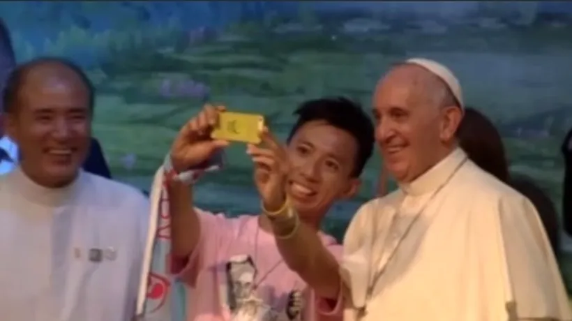 Selfie cu Papa Francisc. S-a întâmplat în Coreea de Sud