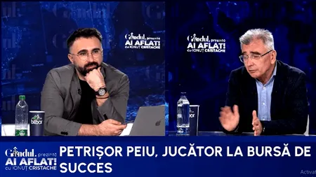 Petrișor Peiu explică cum și-a făcut averea la bursă. „Am pornit cu 50.000 de euro”. Cum a ajuns la milioane de euro