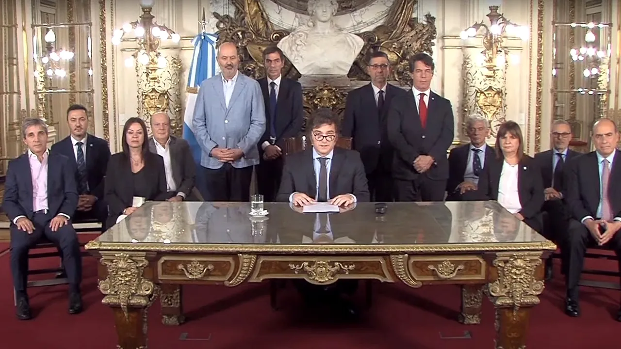 Noul președinte al Argentinei anunță 