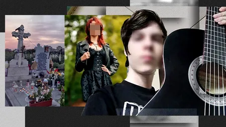 EXCLUSIV | Momente sfâșietoare, la cimitir, pentru familia și iubitul Melisei, adolescenta ucisă în Grădina Botanică din Craiova. 