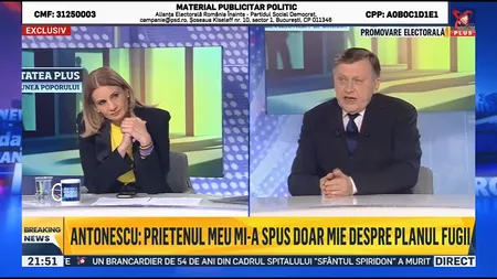 Crin Antonescu: „Dacă se reia turul II, nu particip, că nu sunt invitat”