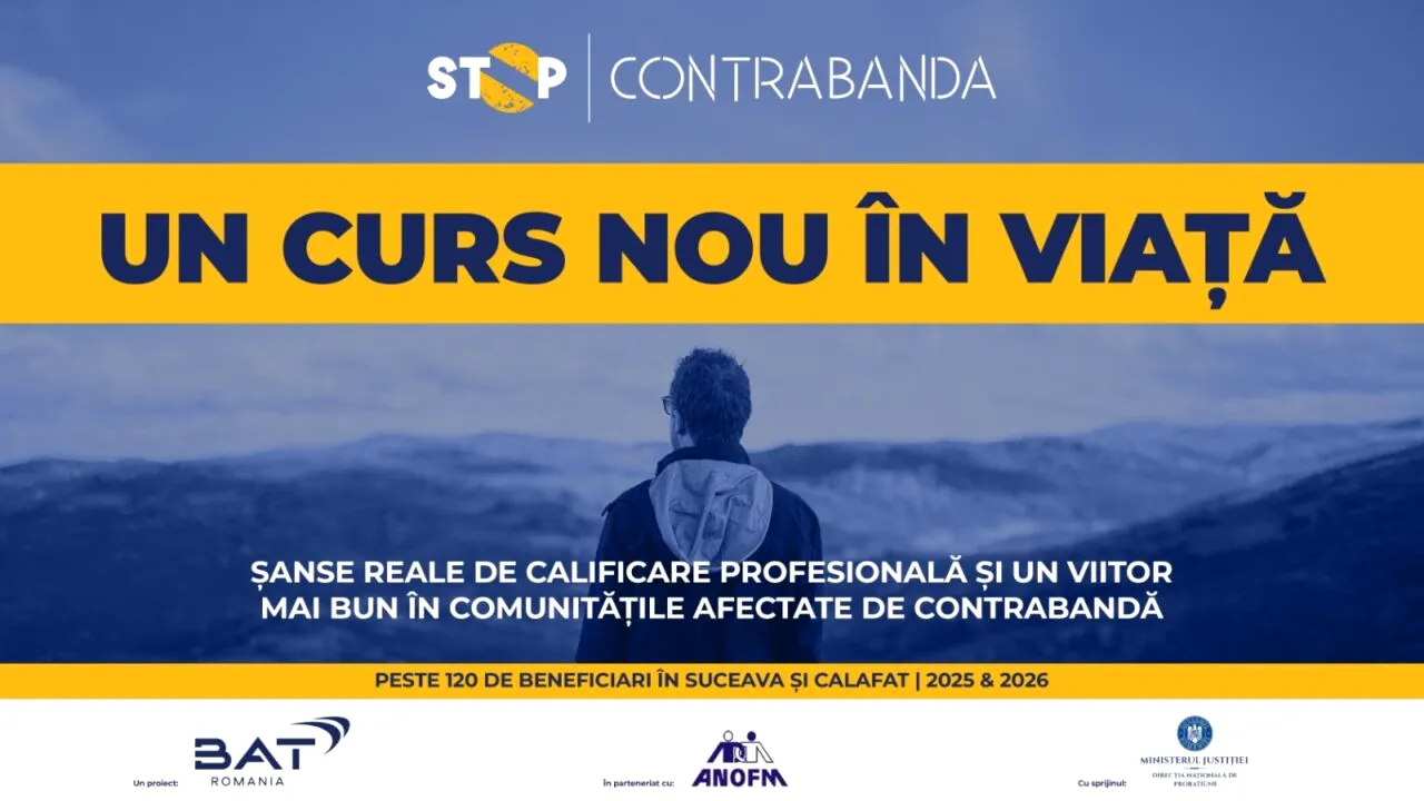 COMUNICAT. Programul ANOFM - BAT România continuă să genereze oportunități de angajare în comunitățile afectate de contrabandă