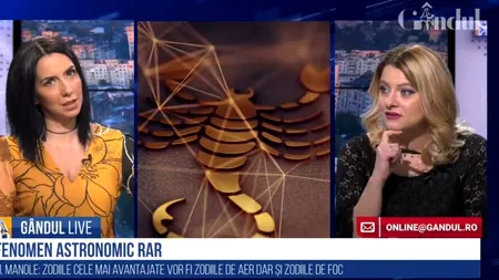 Astrologul Mădălina Manole, la GÂNDUL LIVE, despre conjuncția planetelor Saturn și Jupiter: Se va revoluționa toată lumea și se va pleca în primul rând de la tehnologie! - VIDEO