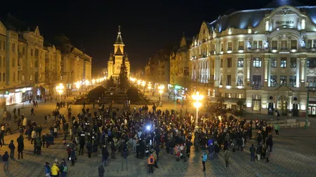 Ziua a doua de proteste față de grațiere: sute de români au ieșit în stradă în Iași, Timișoara și Brașov
