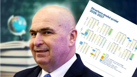 Guvernul dă publicităţii structura anului şcolar. Şcoala începe pe 7 septembrie şi se termină pe 18 iunie
