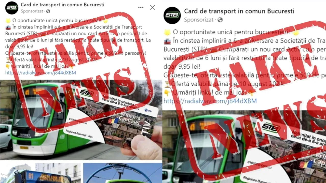 STB, avertisment cu privire la tentativă de frauda: 