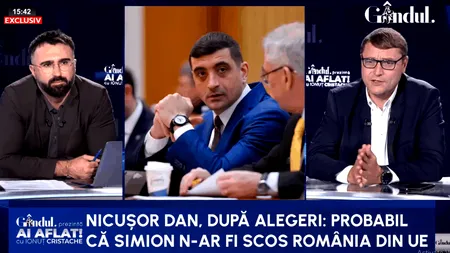 Nicușor Dan a admis că și-a indus în eroare electoratul în legătură cu Simion. Vladimir Ionaș: Președintele a câștigat alegerile ca să nu câștige el