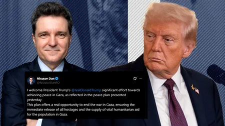 Nicușor Dan îi dă tag lui Trump pe X / Președintele român „salută” eforturile de pace ale liderului de la Casa Albă