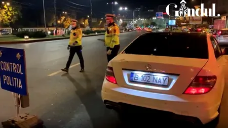 Gândul Live. Razie a polițiștilor rutieri în Capitală! Oamenii legii au reținut zeci de permise auto / Un șofer drogat a fugit de poliție