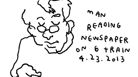 Pe asta o știți? Menashe Mendelsohn citește un ziar arăbesc...