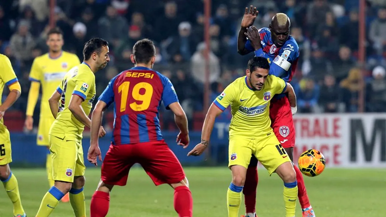 Steaua, a doua ÎNFRÂNGERE în campionat: 0-1 la ASA Târgu Mureș