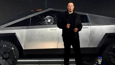 De ce s-au spart geamurile prototipului Tesla Cybertruck. Explicația dezvăluită de Elon Musk