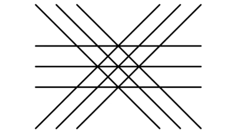 Test de inteligență | Doar geniile pot răspunde corect: Câte triunghiuri sunt, în total, în această poză?