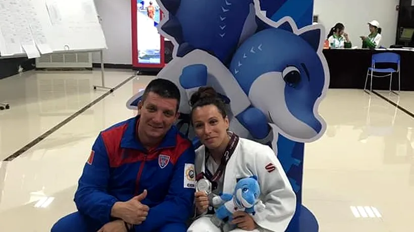 Judoka Andreea Chițu a câștigat medalia de argint la Jocurile Mondiale Militare de la Wuhan - FOTO 