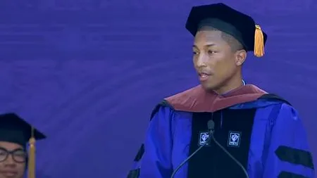 Rapperul Pharrell Williams, discurs la NYU: 