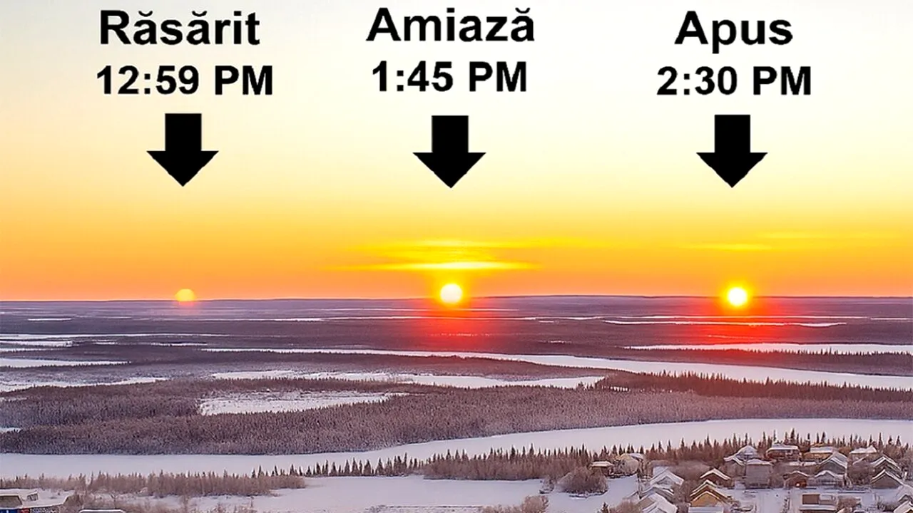 Cazul straniu al orașului în care ziua durează doar 91 de minute. Câți locuitori are