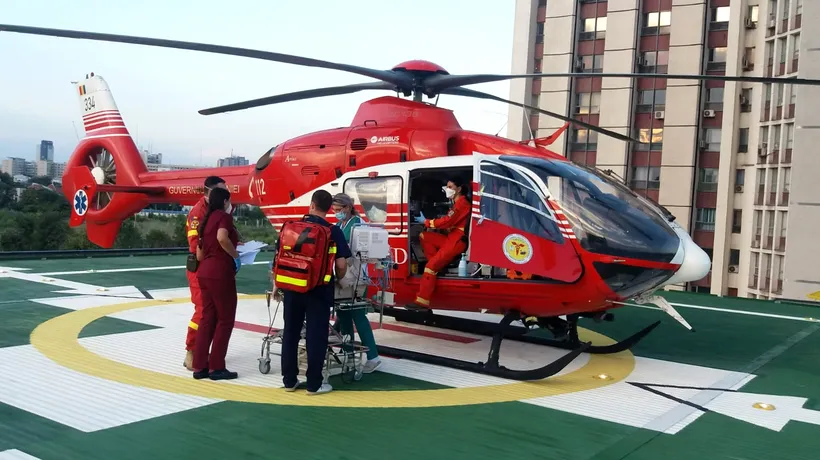 O sută de zboruri pe heliportul de la „Universitar”. Pacientul „100”, un bebeluș de doar două zile / GALERIE FOTO cu elicopterele SMURD în acțiune