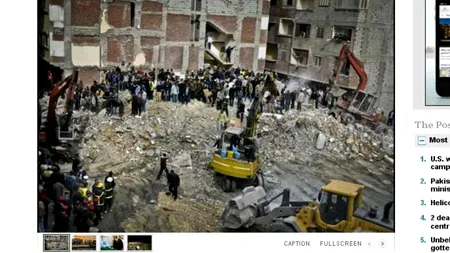 Cel puțin cinci morți în Egipt, în urma prăbușirii unei clădiri de 12 etaje la Alexandria