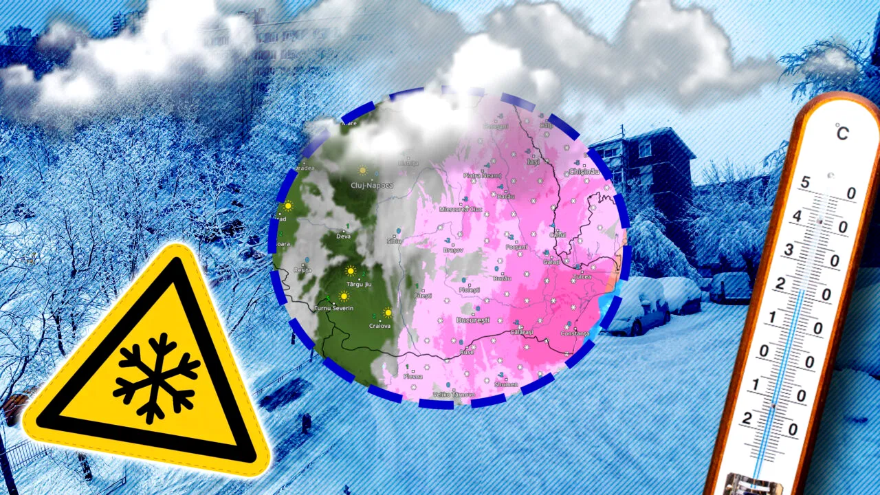 Când scăpăm de zăpadă. Meteorologii ANM, prognoză în exclusivitate pentru Gândul