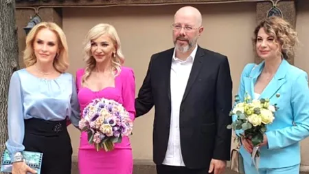 FOTO | Aurelian Bădulescu, fost viceprimar al Capitalei, s-a însurat. Gabriela Firea a participat la cununie