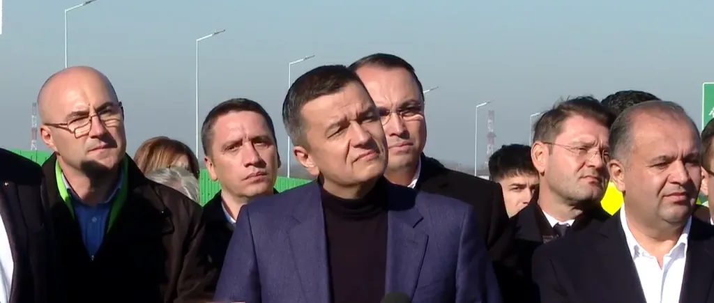 Sorin GRINDEANU: Mâine seară se dă drumul la circulație pe primii 11 kilometri din A7