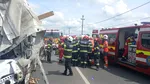 Accident grav între un autocar și un tir. A fost activat PLANUL ROȘU de intervenție / Mobilizare impresionantă