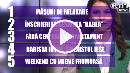 GÂNDUL NEWS. Noi propuneri de relaxare a restricțiilor, pentru persoanele vaccinate (VIDEO)