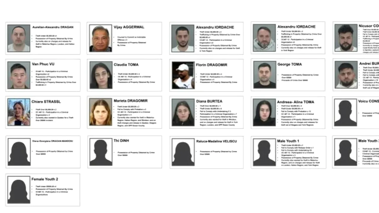 O familie infracțională preponderent română a fost destructurată în Canada. Ce vânau prădătorii