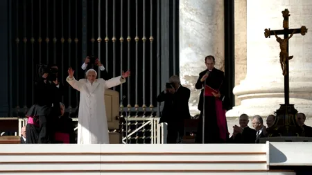 Papa Benedict al XVI-lea, la ultima audiență: Au fost vremuri când părea că Dumnezeu doarme