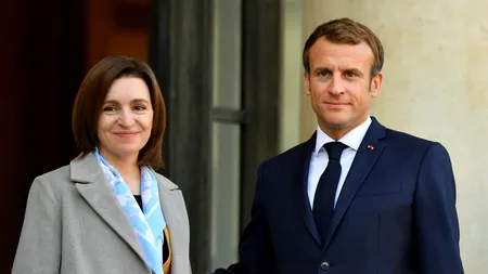 MACRON, mesaj în limba română, după victoria partidului Maiei Sandu: 