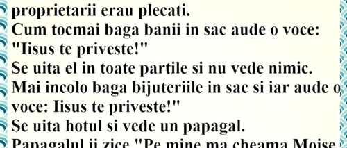 Bancul de miercuri | Iisus și spărgătorul de case