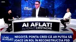 Robert Negoiță: Victor Ponta ar putea să joace un rol în PSD în perioada de reconstrucție, dar e puțin EGOIST