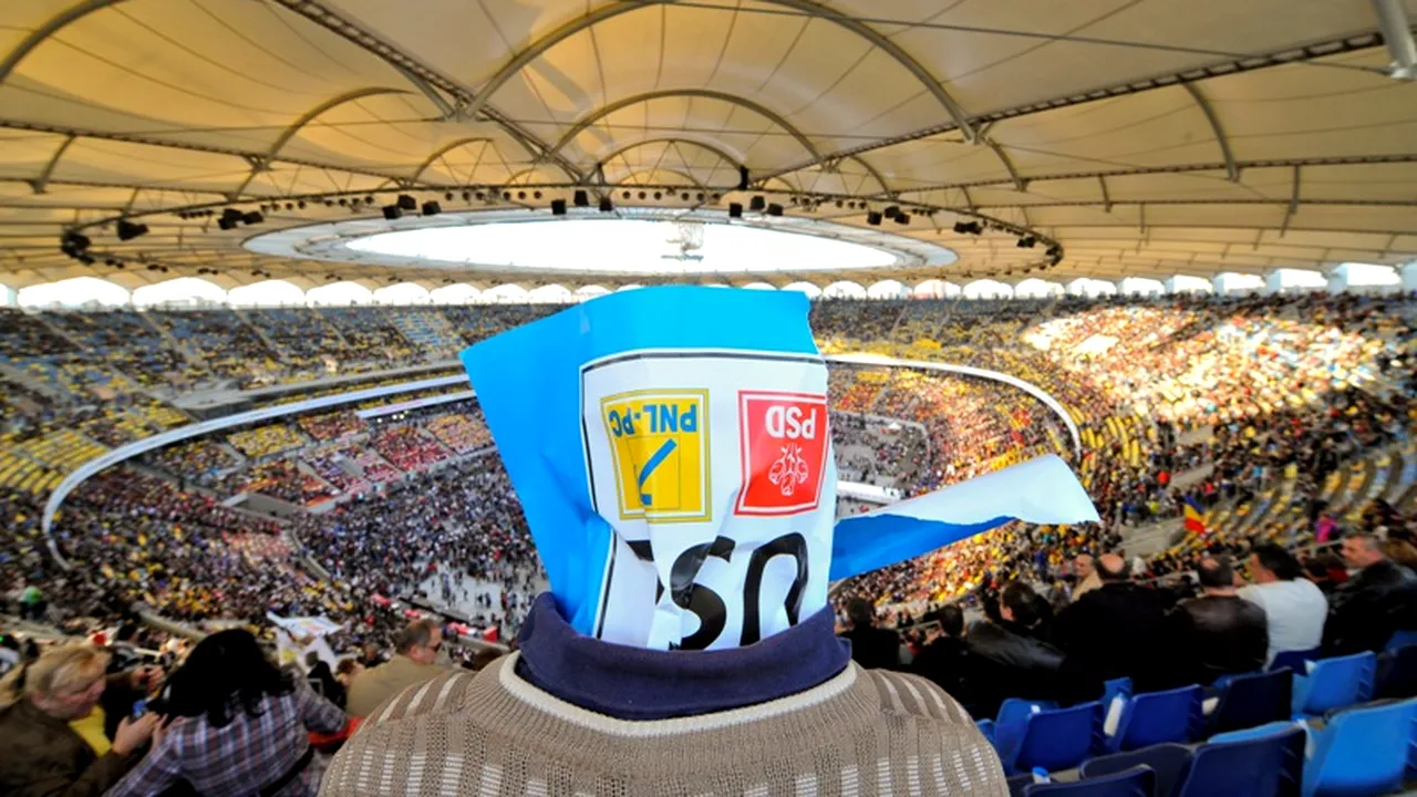 Contre USL-PDL pe cât a costat megalansarea de pe Arena Națională. Ponta: 