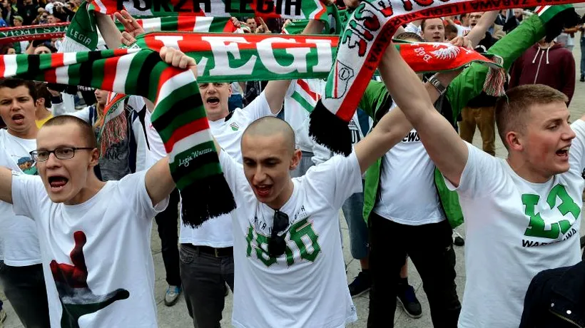 STEAUA - LEGIA. Invazie de fani polonezi pe Arena Națională. Câți suporteri ai Legiei sunt așteptați la București