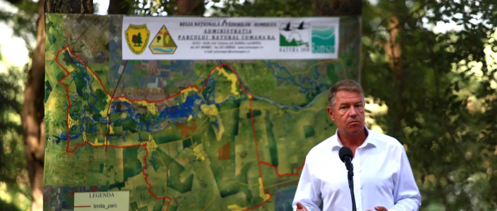 Klaus Iohannis, în vizită la Parcul Natural Comana: Trebuie să conştientizăm importanţa acţiunilor care vin să combată schimbările climatice – FOTO