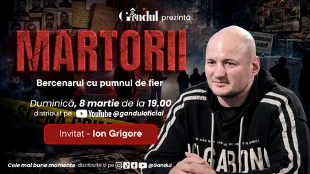 Ion Grigore, alias John din Berceni, invitat la MARTORII – duminică, 8 martie, ora 19:00