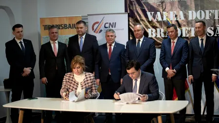 Premierul Nicolae Ciucă și alți trei miniștri, prezenți la semnarea contractului de reabilitare DJ 102I Valea Doftanei-Brădet. Ciucă: ”Acest drum este o alternativă la DN 1 şi DN 1A”