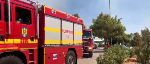 Pompierii români, trimiși să stingă incendiile din Grecia, au ajuns la Atena (VIDEO)