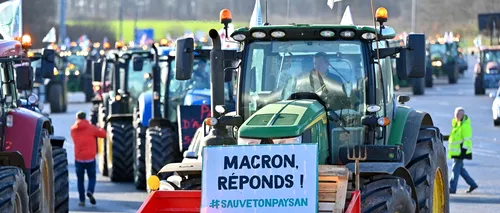Macron s-a întâlnit cu membri ai Guvernului, pe fondul PROTESTELOR fermierilor /Președintele Franței va discuta și cu Ursula von der Leyen