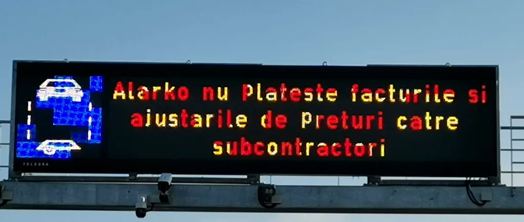 EXCLUSIV | Mesaj-surpriză pentru antreprenorul de pe A0 Sud: Alarko nu plătește facturile și ajustările de prețuri către subcontractori