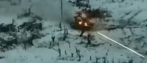 VIDEO | Tanc rusesc modern T-90M, făcut praf de un vehicul american Bradley din anii ’80